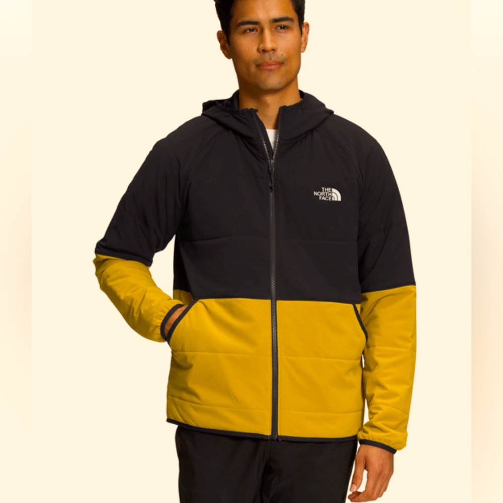 The North Face Mountain Sweatshirt Hoodie - TNF black/Mineral Gold